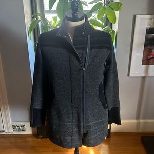 Title nine Wool Blend Zip-up Coat